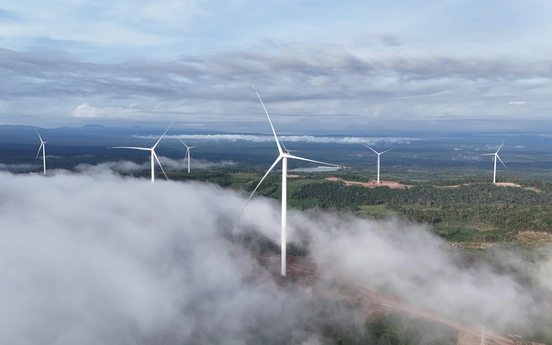 Nhà máy điện gió Savan 1 của Bầu Hiển tại Lào chính thức vận hành thương mại