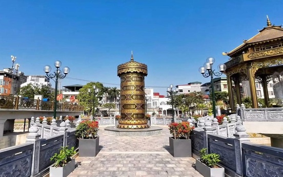 Đập dâng trên dòng sông hơn 2.000 năm tuổi ô nhiễm nhất Thủ đô đã hoàn thiện, thành hình đẹp mắt