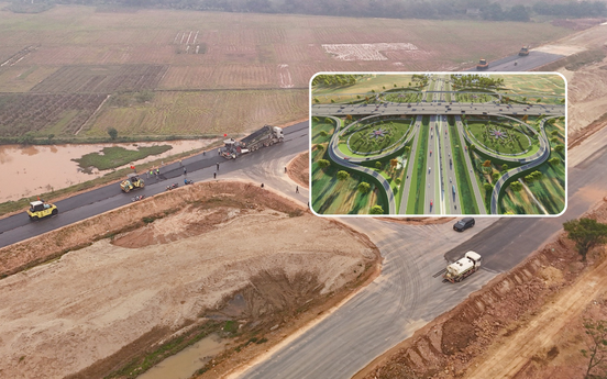 Hối hả trên công trường triển khai tuyến vành đai huyết mạch gần 86.000 tỷ, đi qua 3 tỉnh/thành miền Bắc