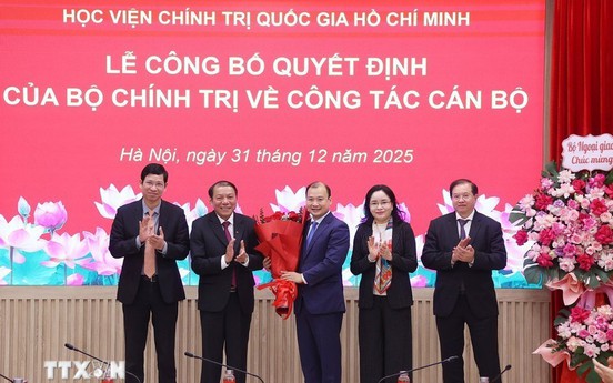Ông Lê Hải Bình giữ chức Phó Giám đốc Học viện Chính trị quốc gia Hồ Chí Minh
