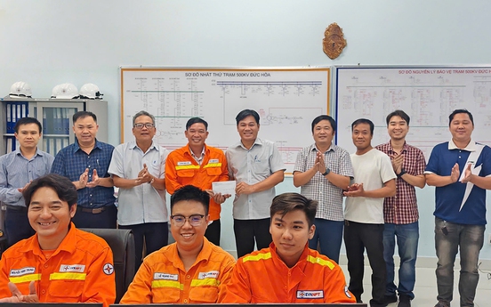 Đóng điện thành công máy biến áp 220kV - 250MVA tại Trạm biến áp 500kV Đức Hòa