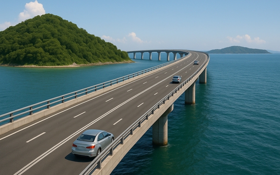 TP tương lai của Việt Nam sắp xây cầu vượt biển: Mở khóa tọa độ mới về du lịch tại nơi được ví như 'viên ngọc xanh' giữa vịnh Bắc Bộ