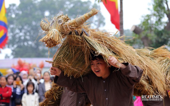 Trâu rơm, bò rạ - Lễ hội mùng 4 Tết của cư dân lúa nước