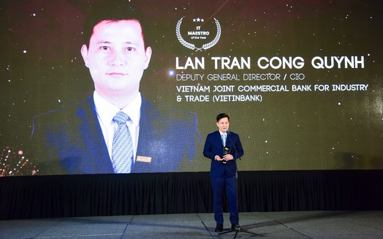 Phó Tổng Giám đốc VietinBank nhận Giải thưởng “Nhà Lãnh đạo IT của năm”