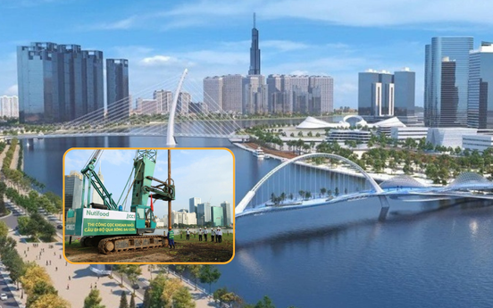 Hôm nay, cầu đi bộ nghìn tỷ đầu tiên bắc qua dòng sông biểu tượng tại đô thị đặc biệt của Việt Nam ghi dấu mốc quan trọng