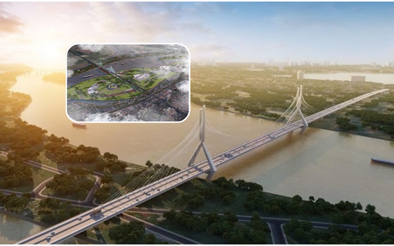 Huyện sẽ sở hữu tòa nhà chọc trời cao nhất Việt Nam dự kiến làm đường 5.000 tỷ kết nối với siêu cầu 15.000 tỷ vượt sông Hồng