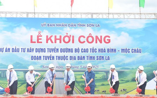 Khởi công Dự án đầu tư xây dựng tuyến đường bộ cao tốc Hòa Bình - Mộc Châu, đoạn tuyến thuộc địa bàn tỉnh Sơn La