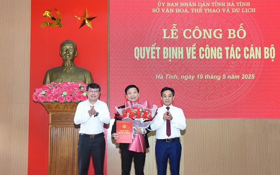 Ông Nguyễn Công Thành - Phó Tổng Biên tập Báo Hà Tĩnh được bổ nhiệm giữ chức vụ Phó Giám đốc Sở VH-TT&DL Hà Tĩnh