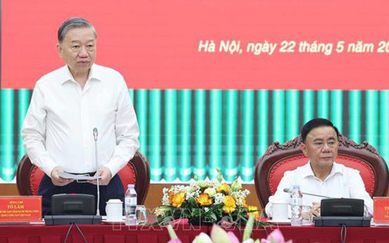 Tổng Bí thư Tô Lâm làm việc với Ủy ban Kiểm tra Trung ương