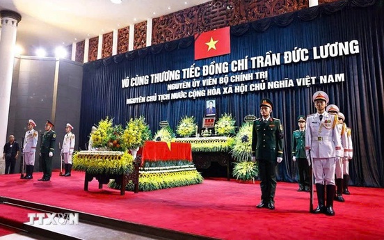 Cử hành trọng thể Lễ Quốc tang nguyên Chủ tịch nước Trần Đức Lương