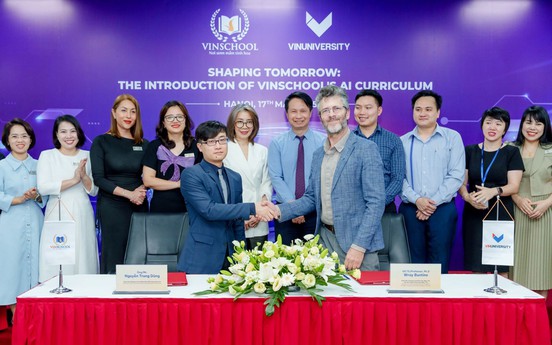 Vinschool triển khai chương trình giáo dục trí tuệ nhân tạo toàn diện từ mầm non đến lớp 12