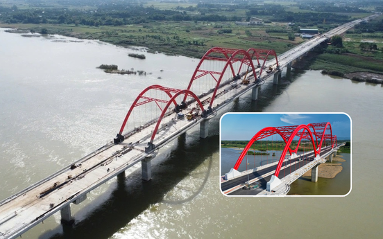 Cầu vòm thép trăm tỷ đầu tiên ở Quảng Ngãi vẫn lận đận tìm tên gọi trước ngày thông xe