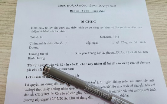 Thừa kế theo di chúc là gì và những thông tin cần biết