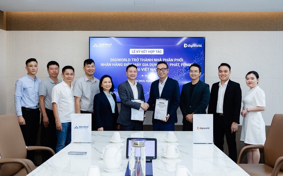 Hòa Phát và Digiworld hợp tác phân phối các sản phẩm điện máy gia dụng trên toàn quốc