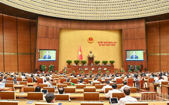 Hôm nay, Quốc hội biểu quyết thông qua Nghị quyết sửa đổi, bổ sung một số điều của Hiến pháp