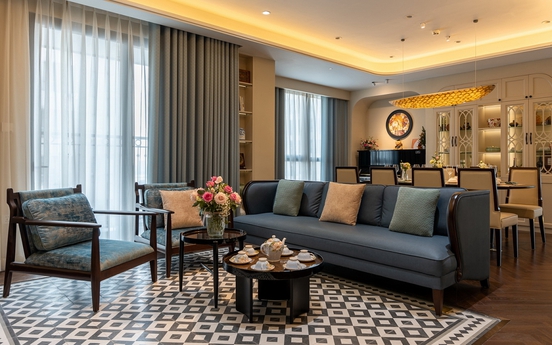 Căn hộ 270 m2 phong cách Á Đông cho ba thế hệ