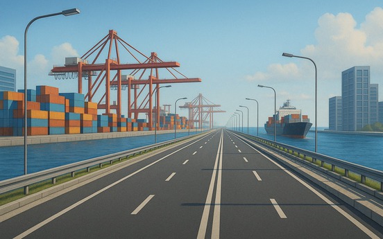 Chỉ 1 tháng nữa, tuyến đường liên cảng hơn 4.100 tỷ tại tỉnh giàu bậc nhất Việt Nam chính thức khởi công