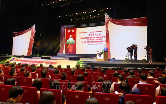 Lễ kỷ niệm trọng thể 100 năm Ngày Báo chí Cách mạng Việt Nam