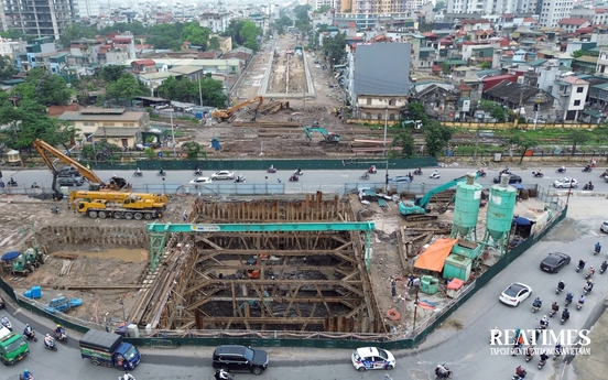 Hà Nội: Hầm chui Kim Đồng - Giải Phóng dần lộ diện, dự kiến về đích đầu năm 2026