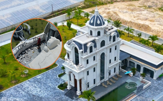 Chỉ còn 19 ngày nữa, biệt phủ xây trái phép tại Bình Thuận buộc phải phá dỡ hoàn toàn