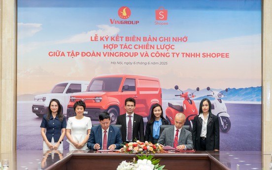 Vingroup và Shopee hợp tác chiến lược phát triển hạ tầng thương mại điện tử gắn với phát triển bền vững