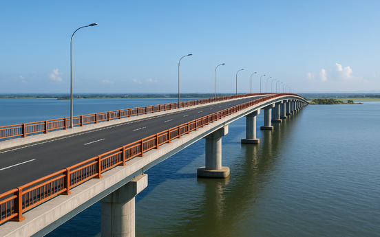 Việt Nam sẽ xây thêm 2 cây cầu vượt mới bắc qua đầm phá lớn nhất Đông Nam Á, vốn đầu tư gần 2.000 tỷ