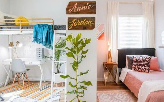 10 ý tưởng phân chia phòng thông minh không cần vách ngăn
