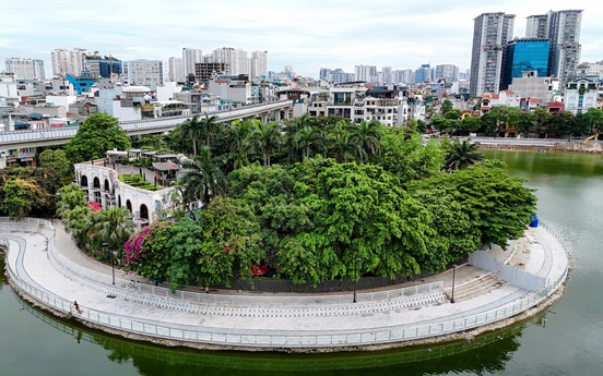 Hà Nội: Cận cảnh bán đảo hồ Đống Đa sắp trở thành không gian mở, công viên cây xanh