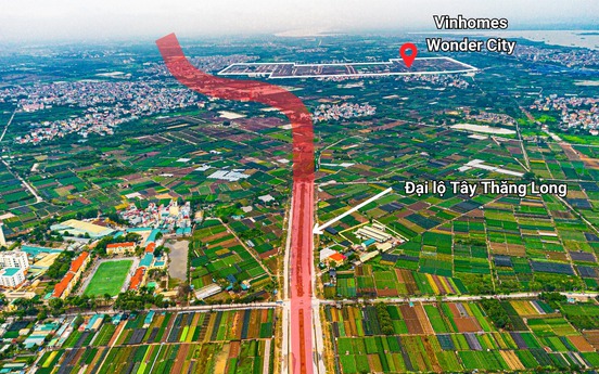 Nút thắt hạ tầng phía Tây Thủ đô được tháo gỡ, siêu đô thị tỷ đô của Vingroup trúng sóng lớn