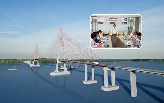 Chủ tịch tỉnh Vĩnh Long chỉ đạo gỡ vướng cho dự án cầu dây văng lớn thứ 2 Việt Nam do Tập đoàn Đèo Cả thực hiện