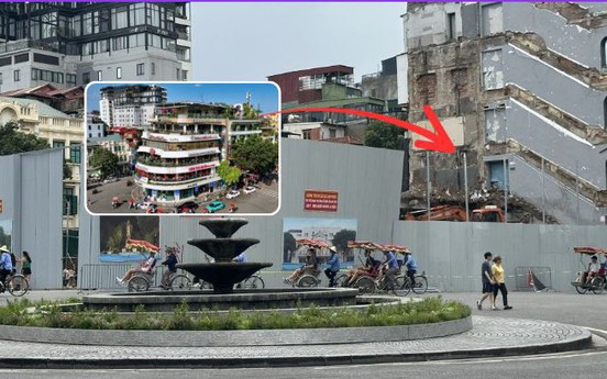 Chỉ hơn một tháng, tòa Hàm cá mập cơ bản đã phá dỡ xong