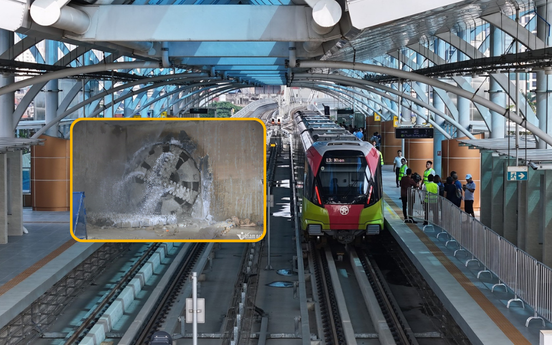 Robot đào hầm 'Thần tốc' tuyến metro Nhổn - ga Hà Nội đã tới ga Văn Miếu