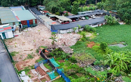 Hà Nội chỉ đạo xử lý san lấp hồ, xây dựng trái phép tại phường Định Công