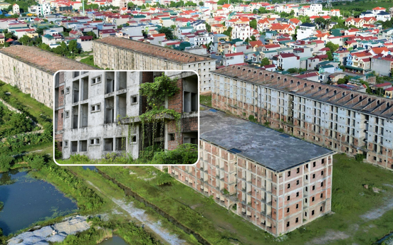 Cảnh hoang hóa khu ký túc xá bỏ hoang hơn một thập kỷ sắp được 'hồi sinh' thành nhà công vụ