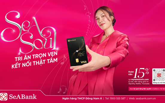 SeABank kết hợp cùng ca sĩ Mỹ Tâm ra mắt thẻ Visa SeASoul 2in1 - Trải nghiệm tài chính đầy cảm xúc