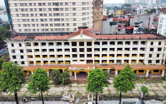 Khách sạn 6.000m2 bị bỏ hoang trên ‘đất vàng’ Thủ đô sắp bị phá dỡ
