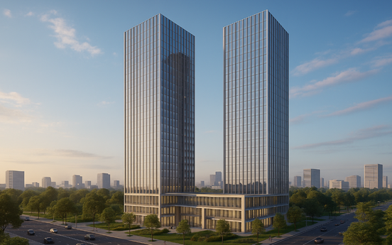 Sắp xây dựng trụ sở Tập đoàn Sơn Hải và ELCOM Innovation Hub: Là tòa tháp đôi 17 tầng, tọa lạc tại khu đô thị đắt đỏ bậc nhất Thủ đô