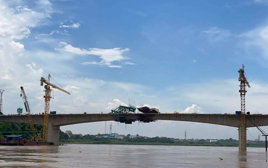 Chính thức hợp long cây cầu hơn 600 tỷ, thay thế cầu 30 năm tuổi đã bị sập do siêu bão