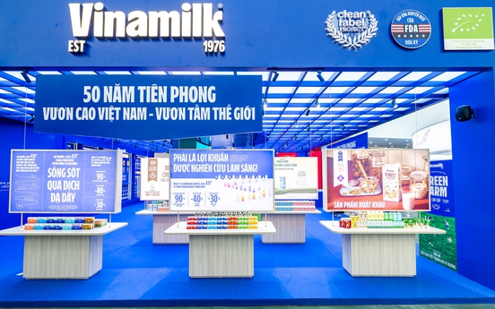Không gian trưng bày và trải nghiệm của Vinamilk hút khách tại Triển lãm Thành tựu đất nước 80 năm
