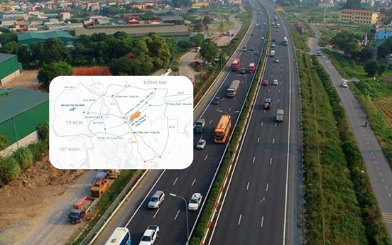 Đường kết nối đến siêu sân bay lớn nhất Việt Nam hư hỏng nặng
