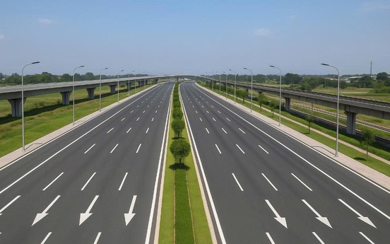 Hà Nội sắp có thêm tuyến đường mới 8 làn xe, kết nối trực tiếp Vành đai 4