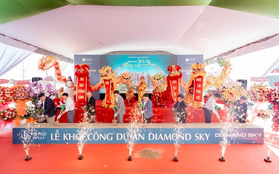 Khởi công Diamond Sky - Khu phức hợp căn hộ cao cấp và TTTM đầu tiên tại Van Phuc City
