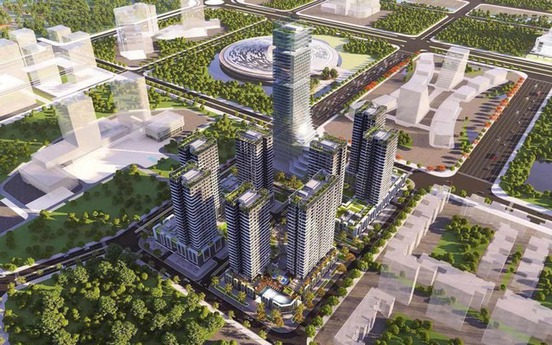 9 tòa tháp của Kinh Bắc nằm đối diện Trung tâm chính trị - hành chính Hải Phòng sau 2 tháng khởi công