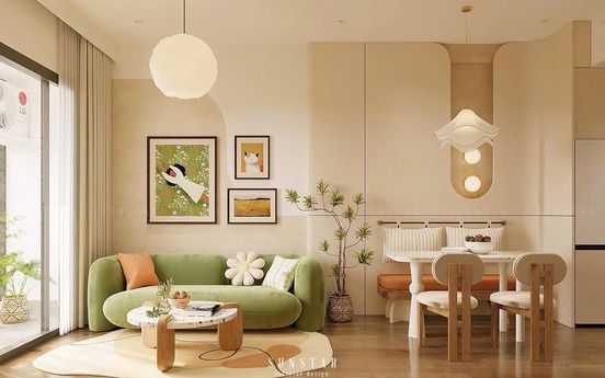 Mang hơi thở Scandinavian pha Retro cho căn hộ nhỏ: Tinh giản mà không hề đơn điệu
