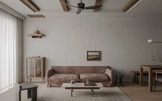 Bình dị mà sang trọng: Triết lý kiến trúc tối giản trong một căn hộ hiện đại