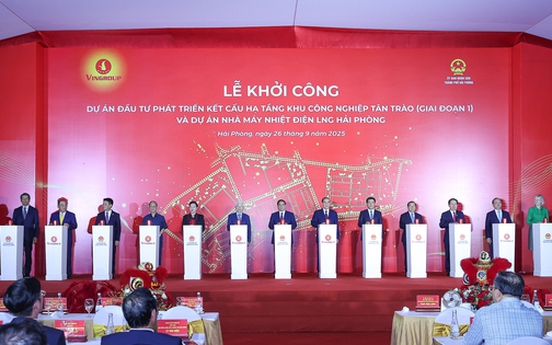 Thủ tướng dự lễ khởi công 2 dự án có tổng vốn 182 nghìn tỷ đồng tại Hải Phòng