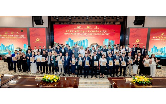 Sunshine Legend City “bắt tay” hàng loạt đại lý chiến lược, thổi bùng sức nóng bất động sản phía Đông Hà Nội