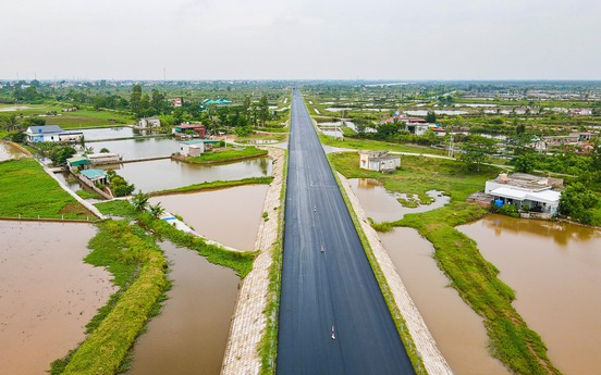 Tuyến đường bộ ven biển gần 5.000 tỷ tại Hưng Yên sắp cán đích