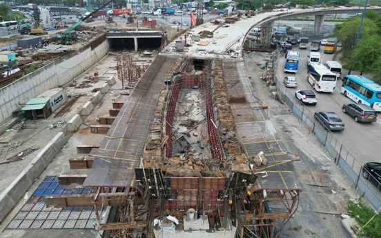 Gần 1 năm nữa, nút giao 3.400 tỷ hiện đại nhất TP. HCM mới hoàn thiện