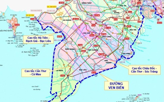 Nhà thầu Trung Quốc muốn làm đường ven biển kết nối TP. HCM với các tỉnh miền Tây